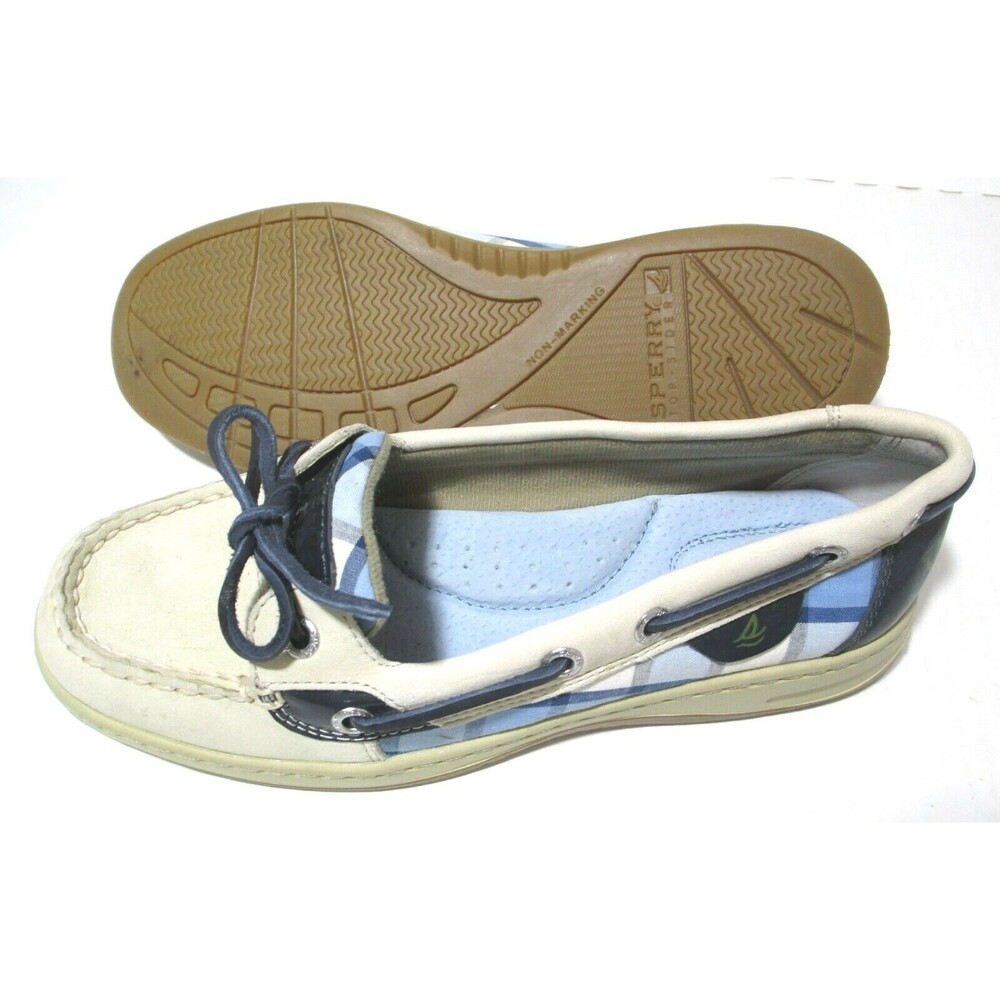SPERRY Top Sider Women Boat Shoes Leather Moc Toe Size 7